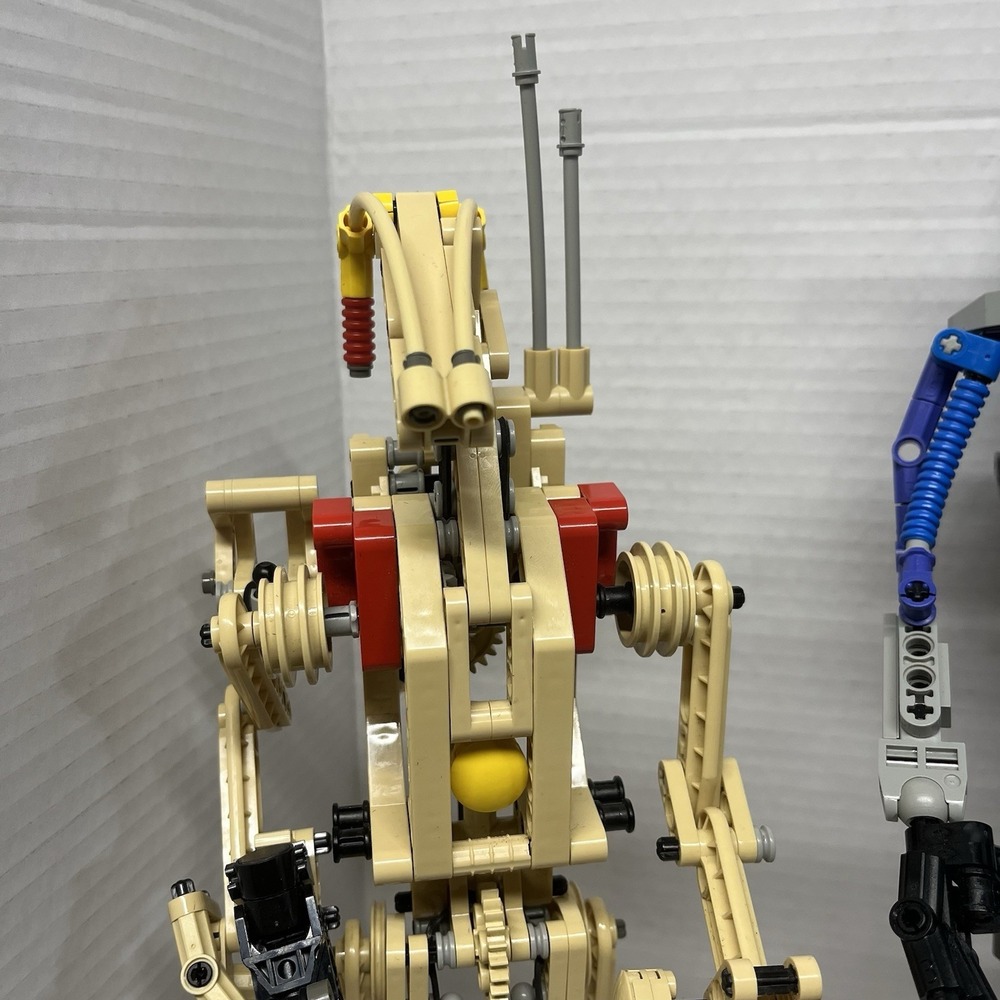 LEGO Technic Star Wars Figures LOT Darth Vader Jango R2 Battle Droid Incomplete - Picture 6 of 16